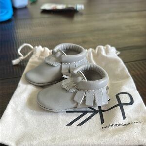 Freshly Picked Gray Moccasins Soft Leather Shoes